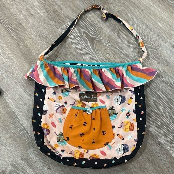 MATILDA JANE No Tricks Halloween Treat Bag Tote Wonderment Fall Boho - Picture 1 of 6